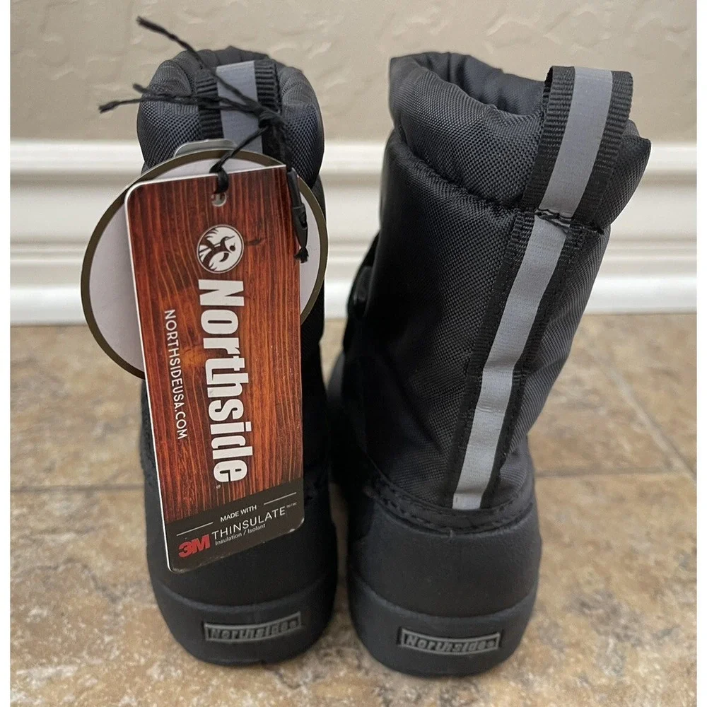 Northside Winter Snow Boots Black Toddler Kids Size 5